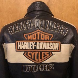Distressed Harley-Davidson Leather Jacket